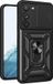 Techsuit Hoesje geschikt voor Samsung Galaxy S23 - Camshield Back Cover - Zwart