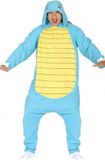 Fiestas Guirca Cartoon schildpad onesie voor volwassenen - blauw - M
