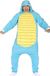 Fiestas Guirca Cartoon schildpad onesie voor volwassenen - blauw - M