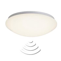 Brilliant FAKIR Plafondlamp met sensor - Wit - LED - Rond - 32 cm