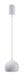 Deko-Light Hanglamp Heze I, Aluminium, Wit, Rond, 1 Lichtpunt, 5W, Warm Wit Licht