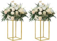 YALLOVE 2 stuks 40 cm metalen bloemenstandaard