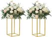 YALLOVE 2 stuks 40 cm metalen bloemenstandaard