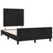 Maison Exclusive - Cadre de lit sans matelas, noir, 120x190 cm, velours