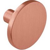 Viefe Patère COMO en métal, ronde Ø 41 mm, cuivre brossé