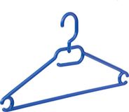 De Kledinghanger Gigant - Multihanger - 10 Stuks - Kunststof - Blauw - 42 cm