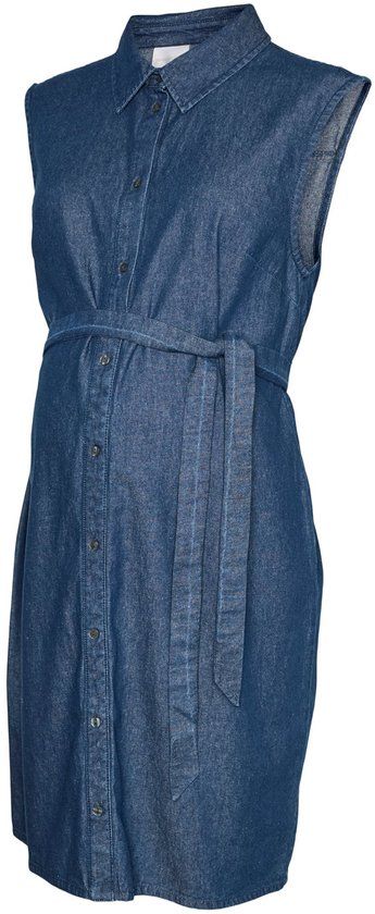 Mama Licious Denim jurk MLJAMAICA Zwangerschapsjurk