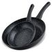 Set de poêles, 20+28 cm, antiadhésif, aluminium recyclé, convient pour induction