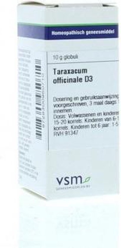 VSM Taraxacum officinale D3 10 gram globuli