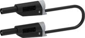 Electro PJP 2717-IEC-CD1-50N Meetsnoer Banaanstekker 4 mm Banaanstekker 4 mm 50 cm Zwart 1 stuk(s)