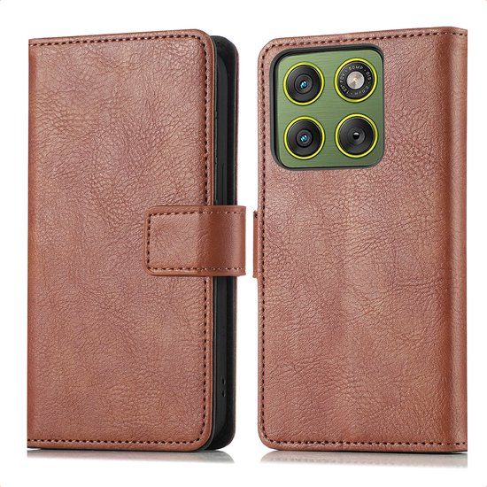 imoshion Luxe Bookcase voor de Motorola Edge 70 - Bruin