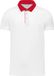 Kariban Tweekleurige herenpolo jersey K260 - White / Red - 3XL