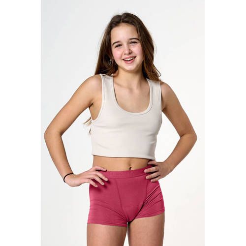 Moodies Undies mentruatie boxershort donkerroze heavy overnight