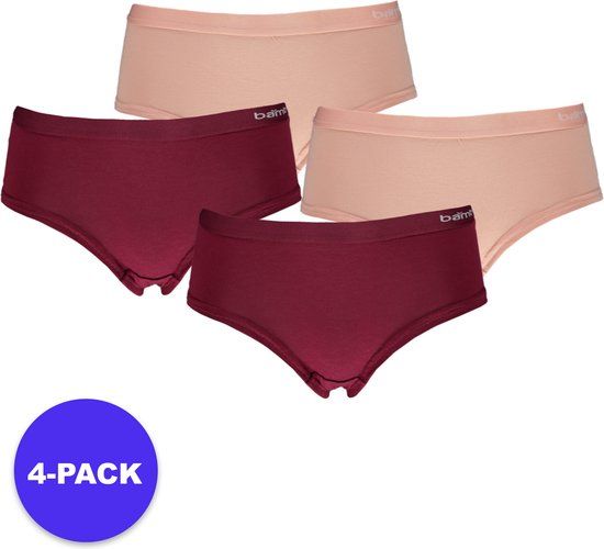 Apollo Dames Hipster Bamboe - 4-Pack - Maat M - Multi Color