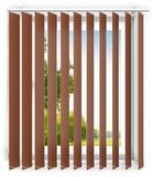 time4blinds - verticale lamellen - lamellen voor kantoorwerkplekken en voor thuis - Slaapkamer Jaloezieën - Keuken Jaloezieën - 155x180 cm - Lichtbruin