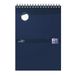 Oxford Task Manager dagplanner A5 140 pagina's blauw notitieboek voor taken