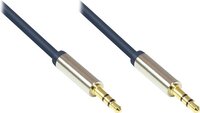 Golden Note 3.5mm Jack Audio Cable - 1m - Blue