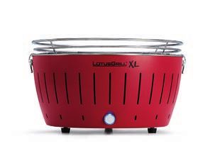 LotusGrill G435 U RD Charcoal Grill - Red