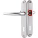 Hoppe - Poignée De Porte Intérieure - San Diego Et Cie - Gris Argent - Clé L - 165 Mm
