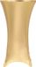 vidaXL Tafelhoezen Stretch 70 cm - Goud - 2 stuks