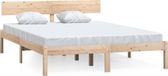Lit en bois massif sans matelas 120x200 cm
