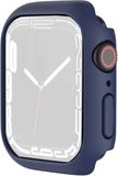 By Qubix Qubix Apple Watch 45mm Hard Case (Open Front) - Donkerblauw