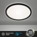 Briloner Leuchten LED badkamer plafondlamp - zwart - Ø290mm