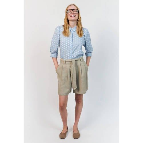 Lollys Laundry blouse lichtblauw