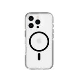 Tech21 Evo Crystal iPhone 16 Pro Hoesje - MagSafe - Transparant/Zwart