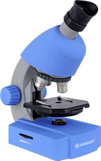 Bresser Junior Microscoop - 40x-640x - Blauw - Incl. Accessoires