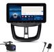Peugeot autoradio 10,33 pouces Android pour Peugeot 207 CC (2006-2015), 6+128Go, CarPlay, Android Auto, 4G LTE, avec caméra de recul et microphone, GPS, Wi-Fi, DAB+