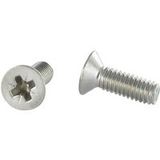 Vis Express Vis Métaux Tête Fraisée Tf Phillips N° 1 M3x8 Inox A2-10 Pièces