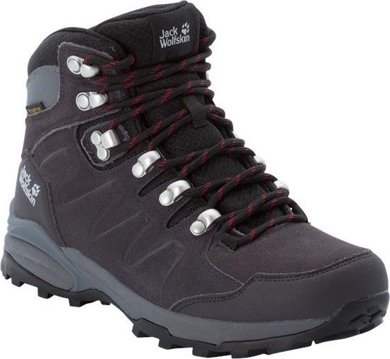 Jack Wolfskin Refugio Texapore MID Dames Wandelschoen - Paars - Maat 37.5