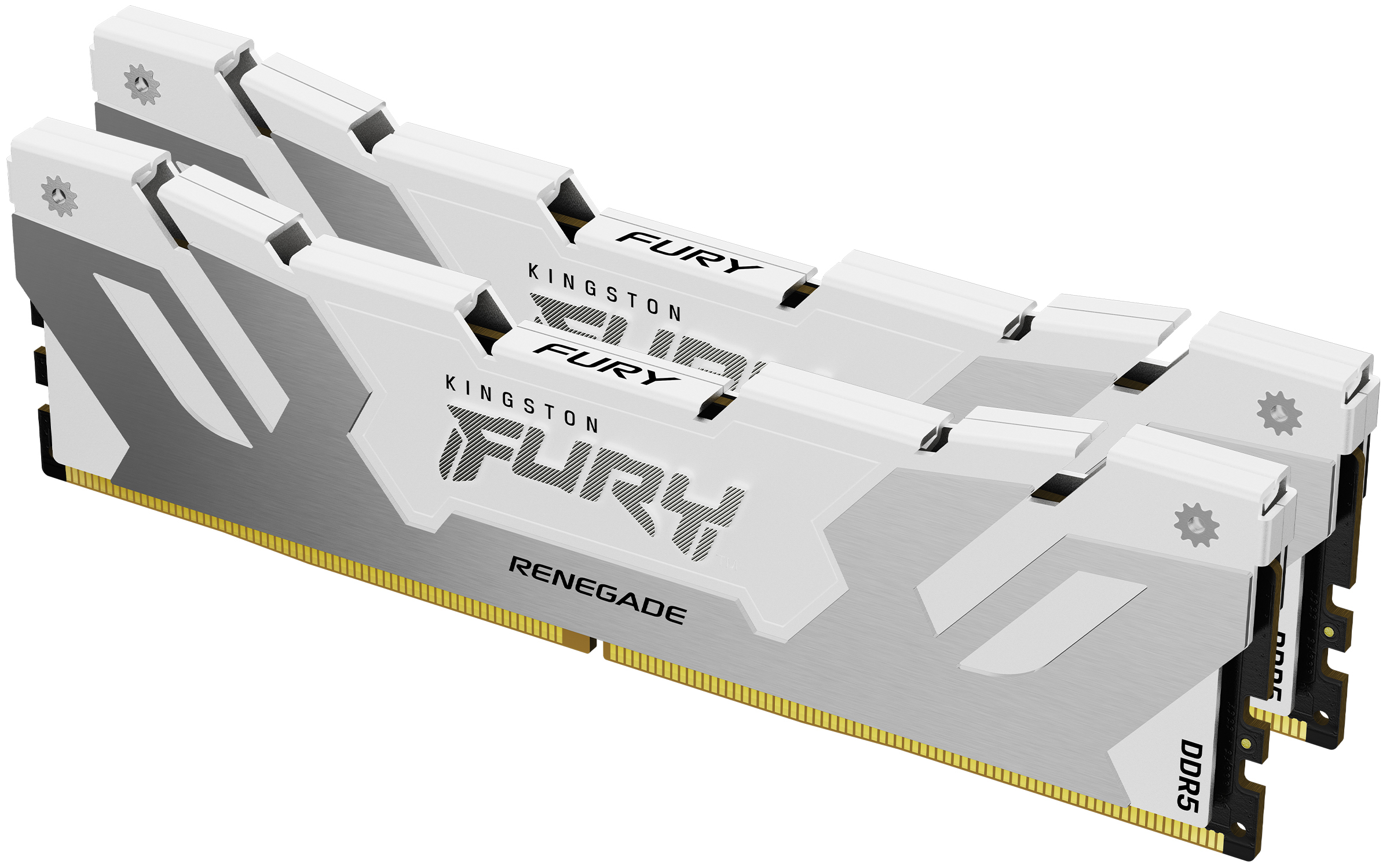 Kingston Technology 32GB 6000MT/s DDR5 CL32 DIMM (set van 2) FURY Renegade White XMP