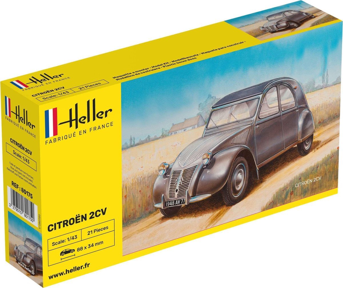 Heller Heller 80175 modelbouwpakket Citroën 2 CV eend