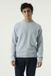 Garcia Pull Homme Uni Bleu Manches longues