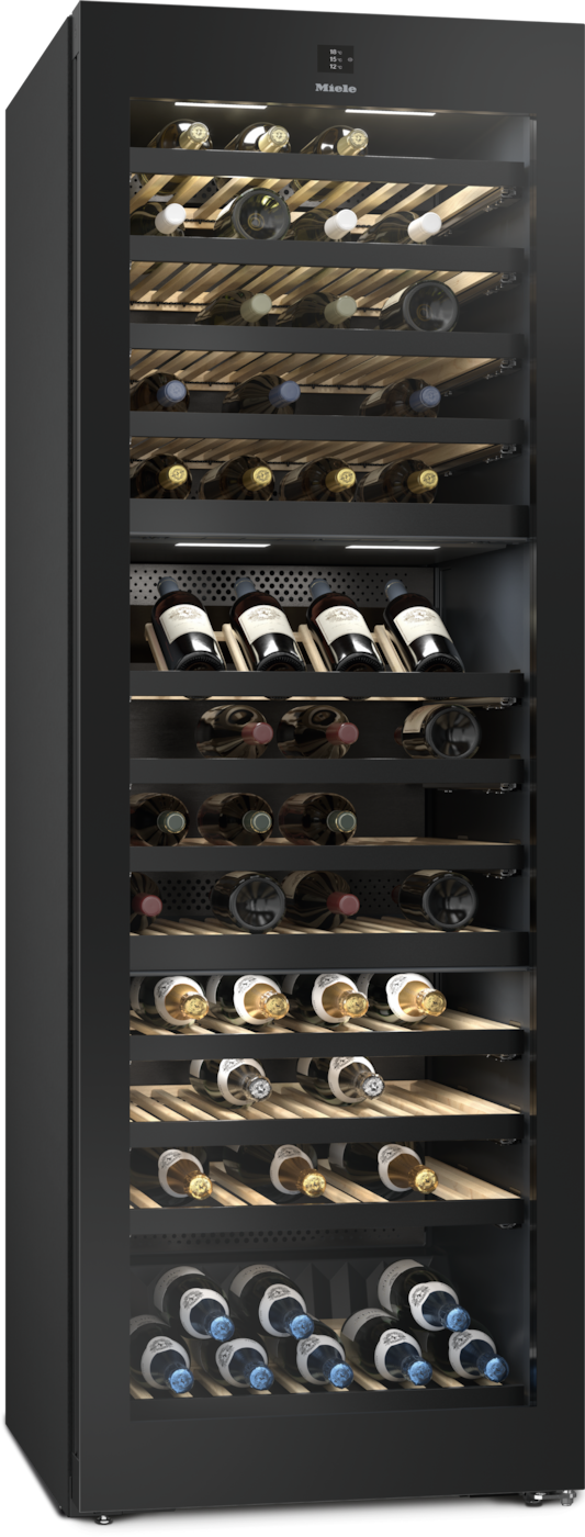 Miele KWT 4995 F - Wine Cooler - 184 Bottles - Black