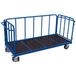 Variofit Duwwagen met verticale spijlen, 3-wandig - Draagvermogen 500 en 1200kg