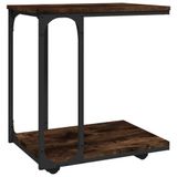 VidaXL Salontafel Gerookte Eik 50x35x55,5 cm