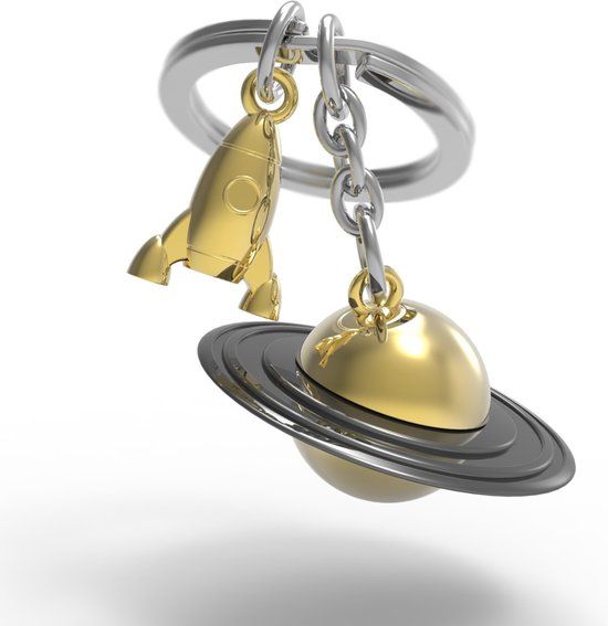 Metalmorphose - Sleutelhanger - Outer Space - Zilver/Goud