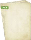 Sigel DP983 Vintage Motiefpapier Set DIN A4 90 g/m² Beige 75 vellen
