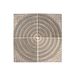 Fijalo Home ESPRIT Wanddecoratie Gouden Modern 80 x 3,5 x 80 cm (4 Onderdelen)