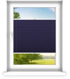 time4blinds - Plisségordijn zonder boren op maat gemaakt - Vouwgordijn - Plisségordijn privacy en zonwering - Eenvoudige installatie - Kant-en-klaar plisségordijn - 30x110 cm - Saffier