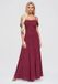 LARICA Jurk - Rits - Gebloemd - Jurk Bordeaux L