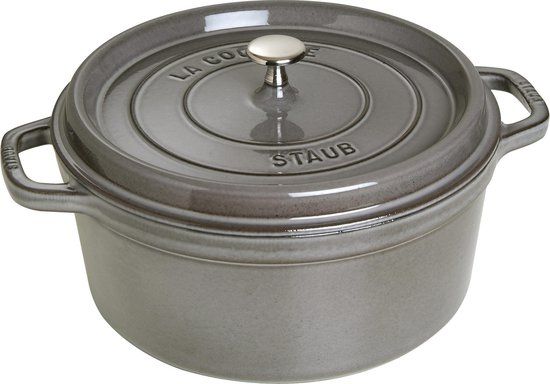 Staub Braadpan - Ø 28 cm - Grafietgrijs - Gietijzer