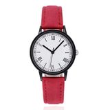 LGT JWLS LGT Dameshorloge rood met zwarte kast en witte wijzerplaat
