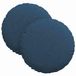 vidaXL Coussin d'assise 2 pièces Tissu Bleu Ø30 x 13 cm