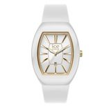 Ice-Watch - ICE boliday Dome White gold - Dameshorloge wit met siliconen band - 024034 (Klein)