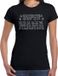 Bellatio Decorations Glitter Super Mama t-shirt zwart met steentjes/ rhinestones voor dames - Moederdag cadeaus - Glitter kleding/ foute party outfit M