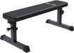 Gorilla Sports Vlakke Halterbank - Fitnessbank - Belastbaar 200 kg - Zwart